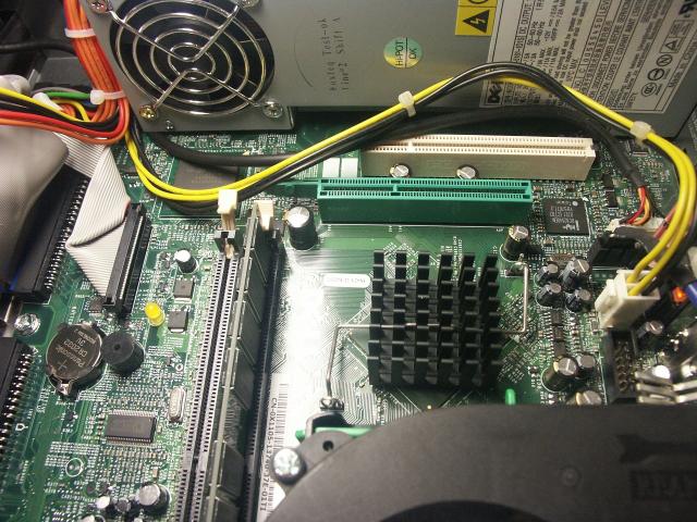 Image for Old mainboard with broken cap