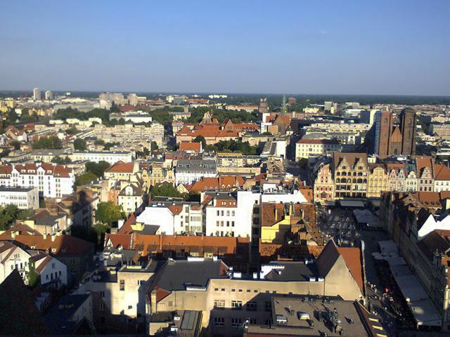 Image for  The view from the tower in Wroclaw