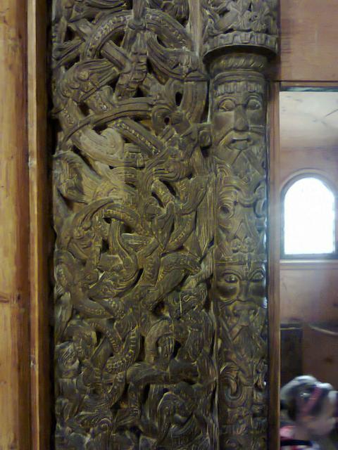 Image for Embellishment on the door frame of Vang stave church