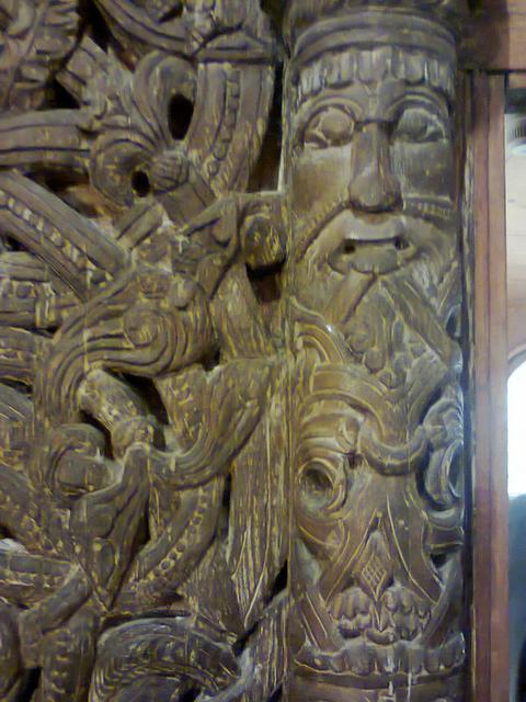 Image for Embellishment on the door frame of Vang stave church