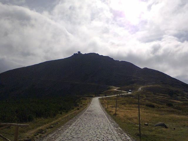 Image for A trail from the hut Dom Śląski to the top of Śnieżka mountain.