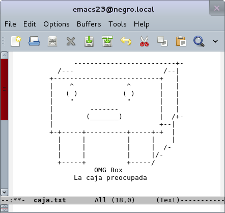 Image for OMG BOX ascii version