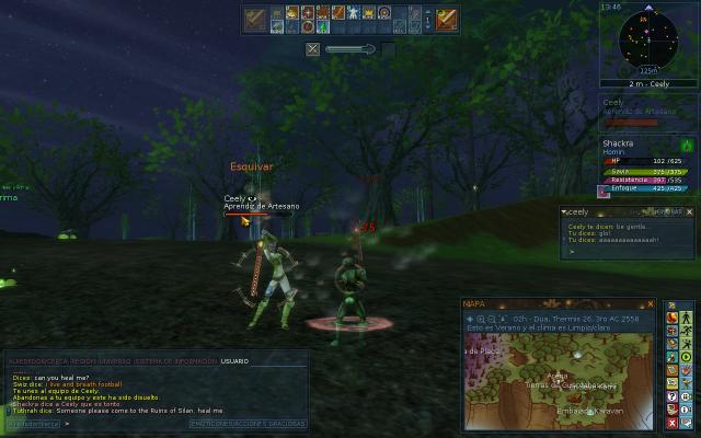 Image for Ceely and I fighting in the Arena of Silan