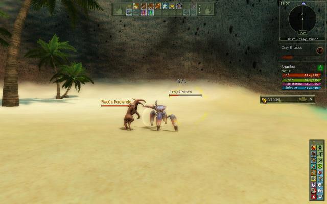 Image for a Rogús trying to hunt a Cray