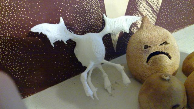 Image for Psycho printed with supports removed backside