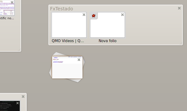 Image for A tab stack without a tab group in Firefox Panorama