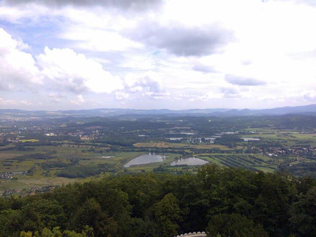 Image for Landscape taken from a tower of Chojnik castle