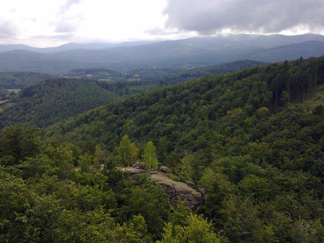 Image for Landscape taken from a tower of Chojnik castle