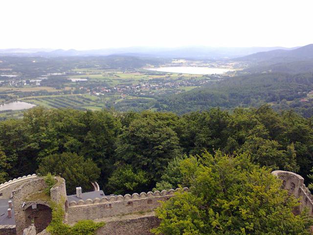 Image for Landscape taken from a tower of Chojnik castle