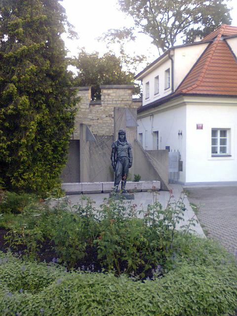 Image for Memorial statue close to astronomical observatory in Prague