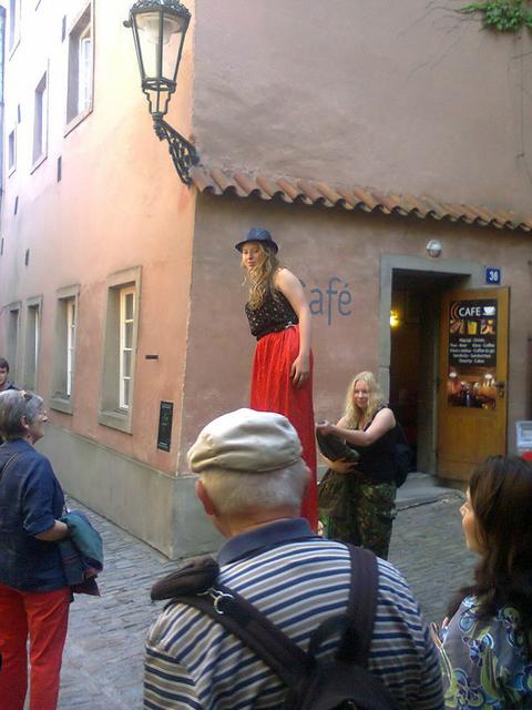 Image for Girl from a theater on stilts on the Golden Lane 