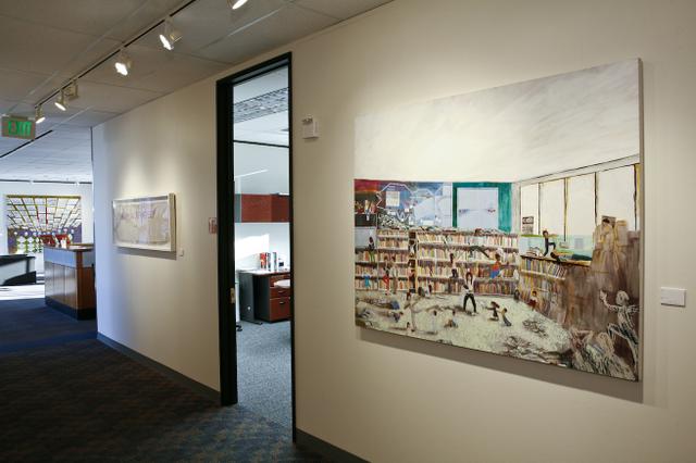 Image for PARC install 21: "Documents (Heads You Lose)," "Encyclopedia Book Cover Set (Lithium Indefinitely)," "Today the Library Was Ripped A New Asshole" 