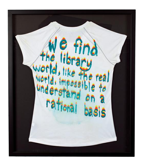 Image for Cycling for Libraries Bike Jersey: "We find the library world, like the real world, impossible to understand on a rational basis"
